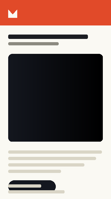 VIP Campaign email design